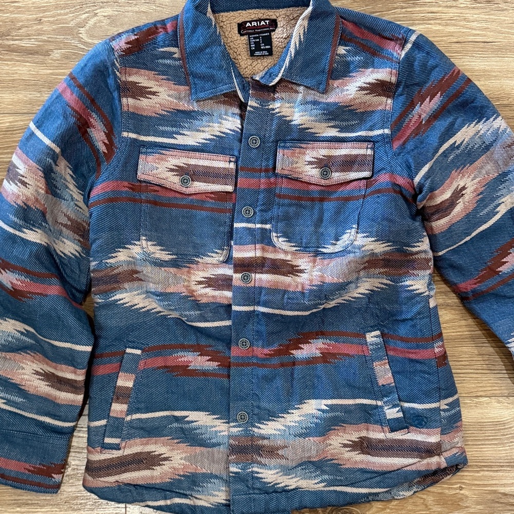 Ariat Western Multicolor Patterned Jacket With Wa… - image 3
